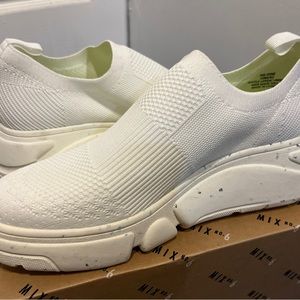 White Slip on shoes